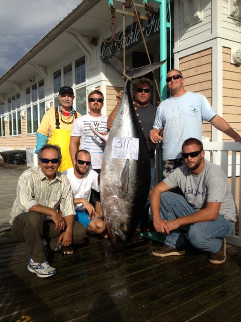 Bigeye Tuna State Record Bested Sept 25, 2013