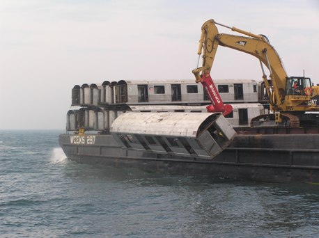 NY Subway Cars Added to Artificial Reef